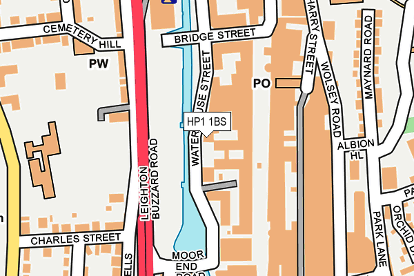 HP1 1BS map - OS OpenMap – Local (Ordnance Survey) HP1 1BS map - OS OpenMap – Local (Ordnance Survey)
