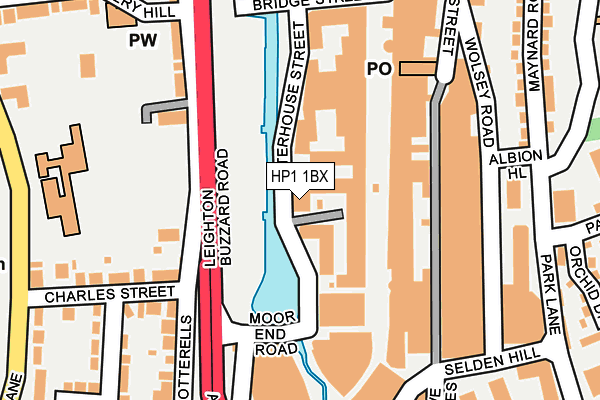 HP1 1BX map - OS OpenMap – Local (Ordnance Survey) HP1 1BX map - OS OpenMap – Local (Ordnance Survey)