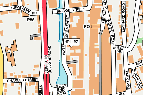 HP1 1BZ map - OS OpenMap – Local (Ordnance Survey) HP1 1BZ map - OS OpenMap – Local (Ordnance Survey)