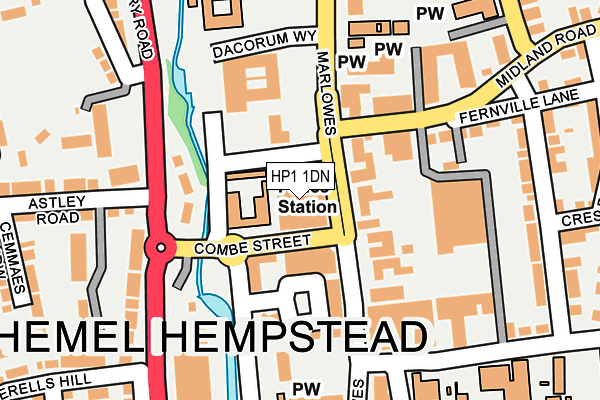 HP1 1DN map - OS OpenMap – Local (Ordnance Survey) HP1 1DN map - OS OpenMap – Local (Ordnance Survey)