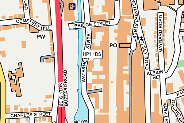 HP1 1DS map - OS OpenMap – Local (Ordnance Survey) HP1 1DS map - OS OpenMap – Local (Ordnance Survey)