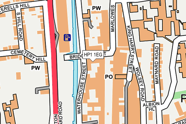 HP1 1EG map - OS OpenMap – Local (Ordnance Survey) HP1 1EG map - OS OpenMap – Local (Ordnance Survey)
