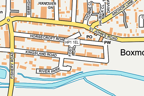 HP1 1EL map - OS OpenMap – Local (Ordnance Survey) HP1 1EL map - OS OpenMap – Local (Ordnance Survey)