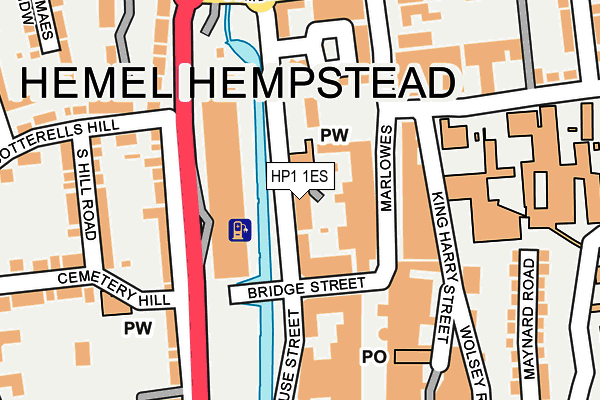 HP1 1ES map - OS OpenMap – Local (Ordnance Survey) HP1 1ES map - OS OpenMap – Local (Ordnance Survey)