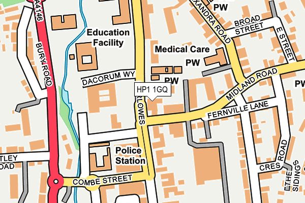 HP1 1GQ map - OS OpenMap – Local (Ordnance Survey) HP1 1GQ map - OS OpenMap – Local (Ordnance Survey)