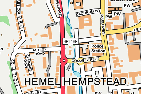 HP1 1HN map - OS OpenMap – Local (Ordnance Survey) HP1 1HN map - OS OpenMap – Local (Ordnance Survey)