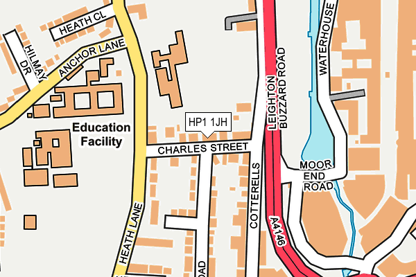 HP1 1JH map - OS OpenMap – Local (Ordnance Survey) HP1 1JH map - OS OpenMap – Local (Ordnance Survey)