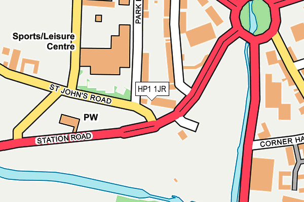 HP1 1JR map - OS OpenMap – Local (Ordnance Survey)
