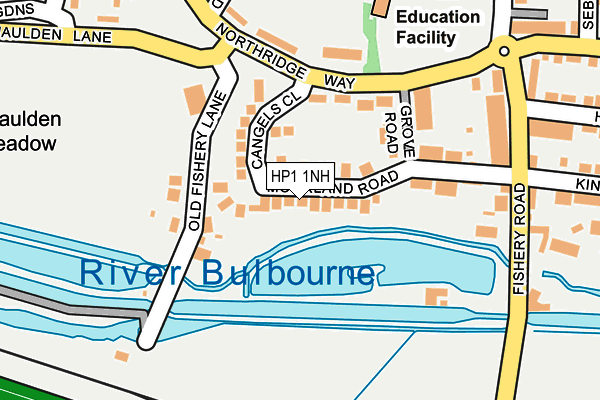 HP1 1NH map - OS OpenMap – Local (Ordnance Survey) HP1 1NH map - OS OpenMap – Local (Ordnance Survey)
