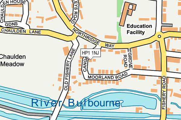 HP1 1NJ map - OS OpenMap – Local (Ordnance Survey) HP1 1NJ map - OS OpenMap – Local (Ordnance Survey)