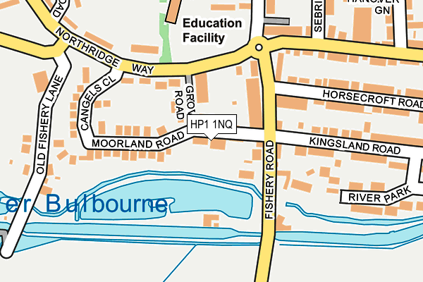 HP1 1NQ map - OS OpenMap – Local (Ordnance Survey)