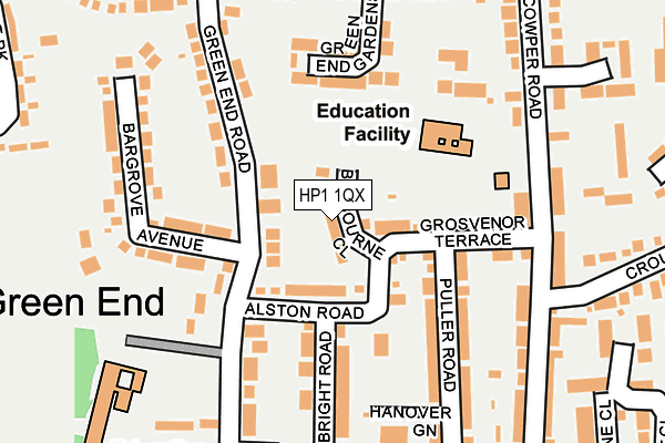 HP1 1QX map - OS OpenMap – Local (Ordnance Survey) HP1 1QX map - OS OpenMap – Local (Ordnance Survey)