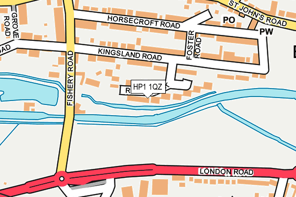 HP1 1QZ map - OS OpenMap – Local (Ordnance Survey)