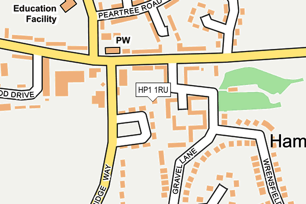 HP1 1RU map - OS OpenMap – Local (Ordnance Survey) HP1 1RU map - OS OpenMap – Local (Ordnance Survey)