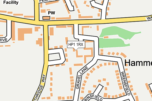 HP1 1RX map - OS OpenMap – Local (Ordnance Survey) HP1 1RX map - OS OpenMap – Local (Ordnance Survey)