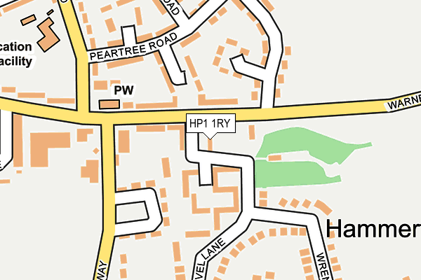 HP1 1RY map - OS OpenMap – Local (Ordnance Survey) HP1 1RY map - OS OpenMap – Local (Ordnance Survey)