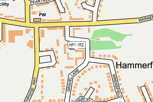 HP1 1RZ map - OS OpenMap – Local (Ordnance Survey) HP1 1RZ map - OS OpenMap – Local (Ordnance Survey)