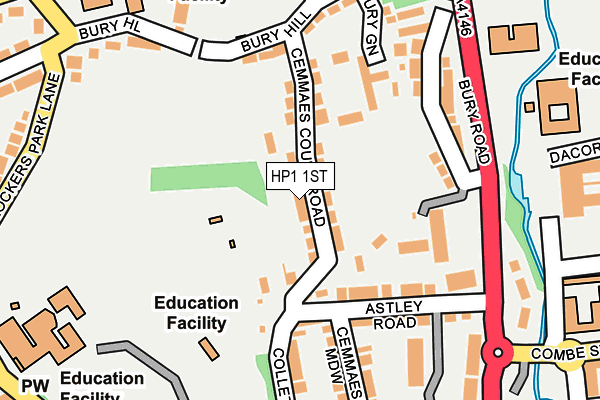 HP1 1ST map - OS OpenMap – Local (Ordnance Survey)