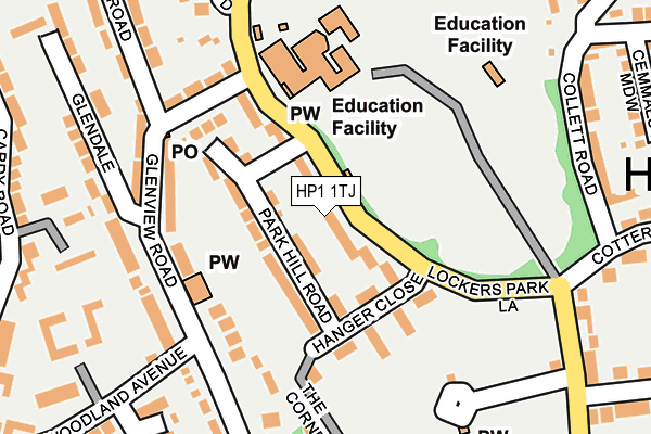 HP1 1TJ map - OS OpenMap – Local (Ordnance Survey) HP1 1TJ map - OS OpenMap – Local (Ordnance Survey)