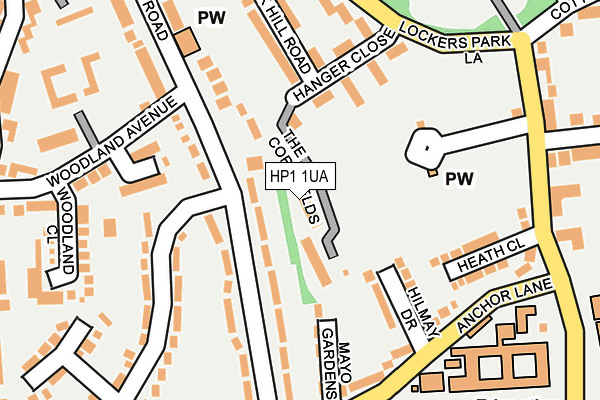 HP1 1UA map - OS OpenMap – Local (Ordnance Survey) HP1 1UA map - OS OpenMap – Local (Ordnance Survey)