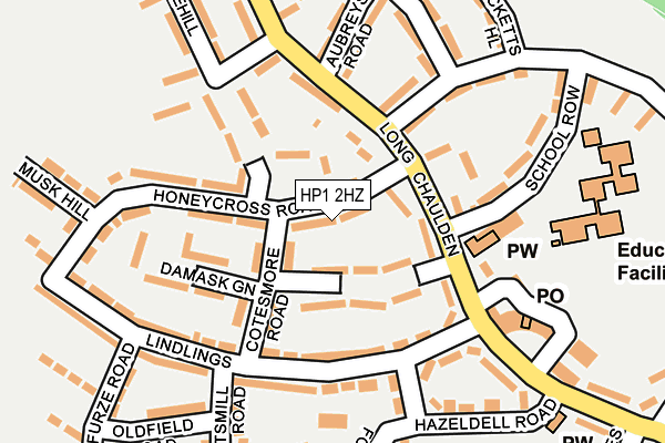HP1 2HZ map - OS OpenMap – Local (Ordnance Survey) HP1 2HZ map - OS OpenMap – Local (Ordnance Survey)