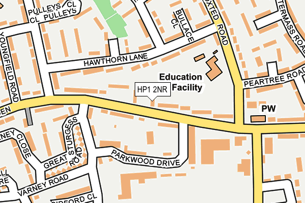 HP1 2NR map - OS OpenMap – Local (Ordnance Survey) HP1 2NR map - OS OpenMap – Local (Ordnance Survey)