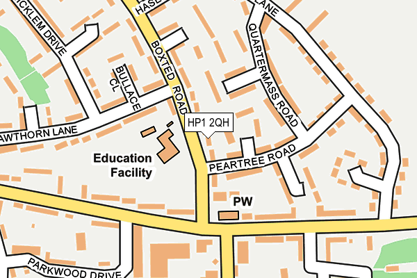HP1 2QH map - OS OpenMap – Local (Ordnance Survey) HP1 2QH map - OS OpenMap – Local (Ordnance Survey)