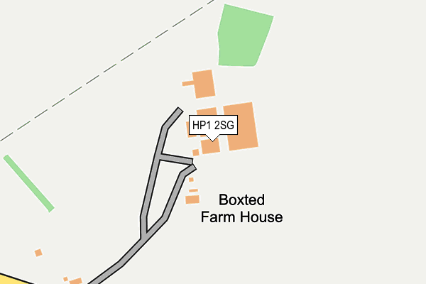 HP1 2SG map - OS OpenMap – Local (Ordnance Survey) HP1 2SG map - OS OpenMap – Local (Ordnance Survey)