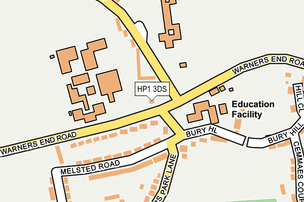 HP1 3DS map - OS OpenMap – Local (Ordnance Survey) HP1 3DS map - OS OpenMap – Local (Ordnance Survey)