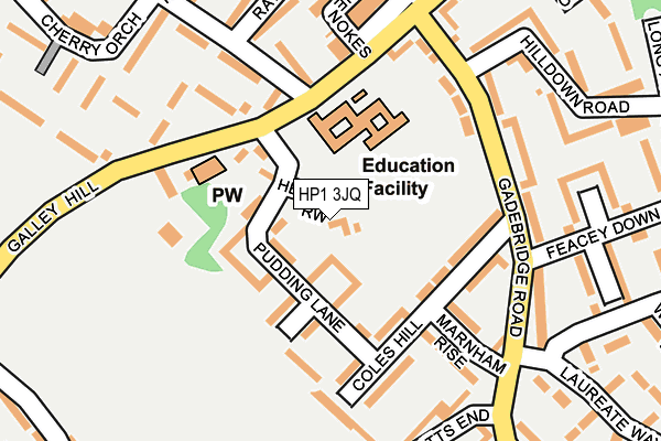 HP1 3JQ map - OS OpenMap – Local (Ordnance Survey) HP1 3JQ map - OS OpenMap – Local (Ordnance Survey)