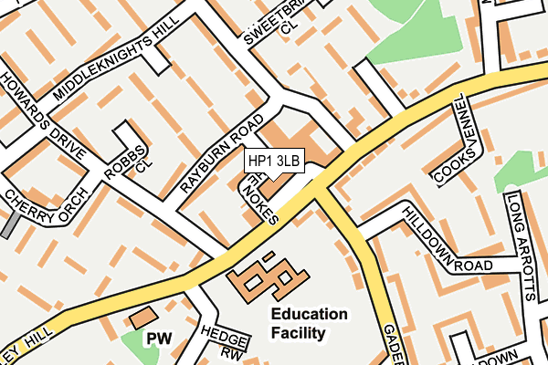 HP1 3LB map - OS OpenMap – Local (Ordnance Survey) HP1 3LB map - OS OpenMap – Local (Ordnance Survey)