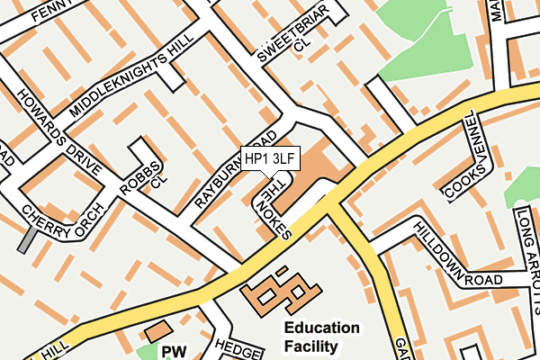 HP1 3LF map - OS OpenMap – Local (Ordnance Survey) HP1 3LF map - OS OpenMap – Local (Ordnance Survey)