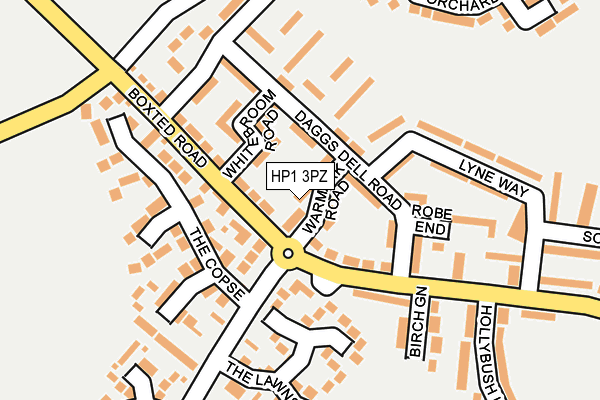 HP1 3PZ map - OS OpenMap – Local (Ordnance Survey) HP1 3PZ map - OS OpenMap – Local (Ordnance Survey)