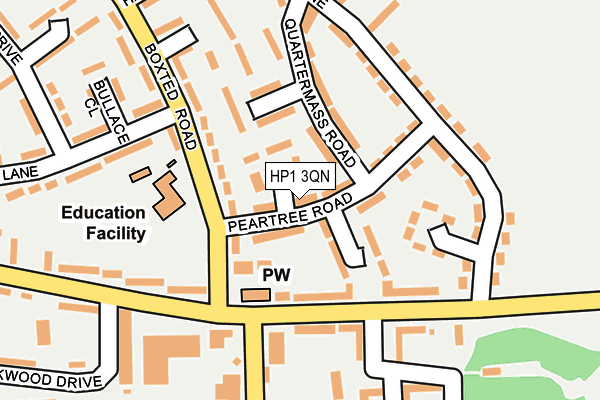 HP1 3QN map - OS OpenMap – Local (Ordnance Survey) HP1 3QN map - OS OpenMap – Local (Ordnance Survey)