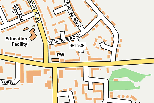 HP1 3QP map - OS OpenMap – Local (Ordnance Survey) HP1 3QP map - OS OpenMap – Local (Ordnance Survey)