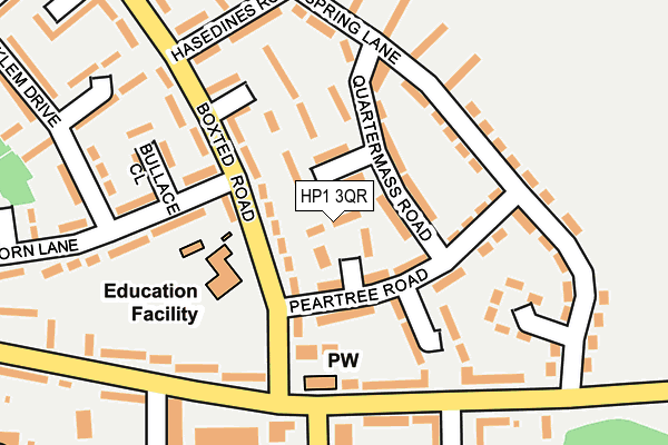 HP1 3QR map - OS OpenMap – Local (Ordnance Survey) HP1 3QR map - OS OpenMap – Local (Ordnance Survey)