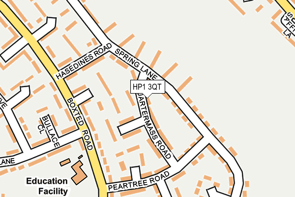 HP1 3QT map - OS OpenMap – Local (Ordnance Survey) HP1 3QT map - OS OpenMap – Local (Ordnance Survey)