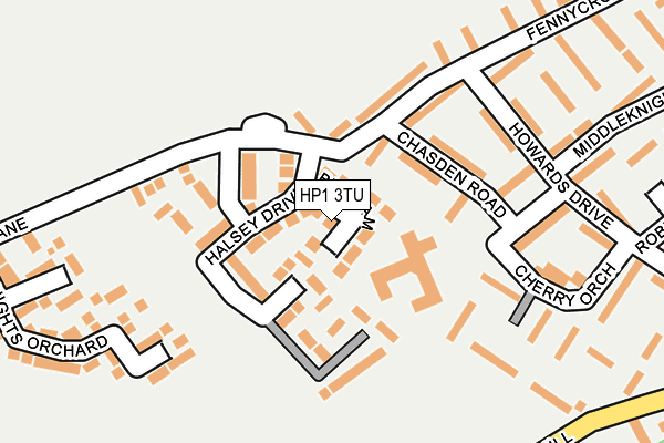 HP1 3TU map - OS OpenMap – Local (Ordnance Survey) HP1 3TU map - OS OpenMap – Local (Ordnance Survey)