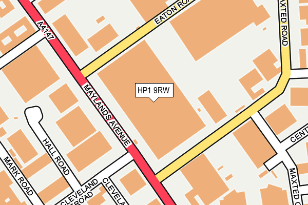 HP1 9RW map - OS OpenMap – Local (Ordnance Survey) HP1 9RW map - OS OpenMap – Local (Ordnance Survey)