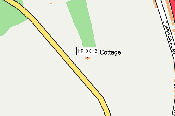 HP10 0HB map - OS OpenMap – Local (Ordnance Survey) HP10 0HB map - OS OpenMap – Local (Ordnance Survey)