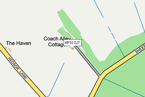HP10 0JT map - OS OpenMap – Local (Ordnance Survey) HP10 0JT map - OS OpenMap – Local (Ordnance Survey)