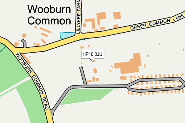 HP10 0JU map - OS OpenMap – Local (Ordnance Survey) HP10 0JU map - OS OpenMap – Local (Ordnance Survey)