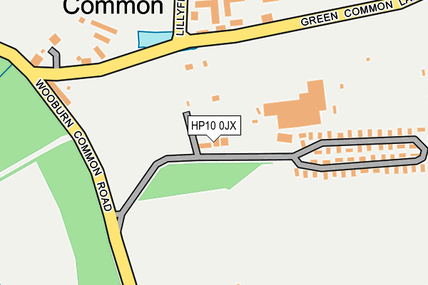 HP10 0JX map - OS OpenMap – Local (Ordnance Survey) HP10 0JX map - OS OpenMap – Local (Ordnance Survey)