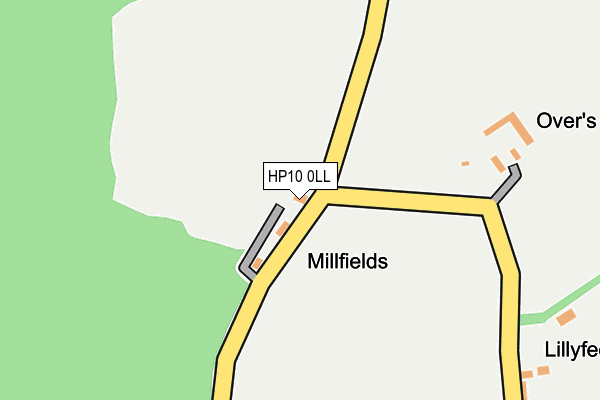 HP10 0LL map - OS OpenMap – Local (Ordnance Survey) HP10 0LL map - OS OpenMap – Local (Ordnance Survey)