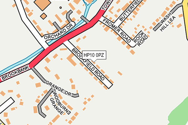 HP10 0PZ map - OS OpenMap – Local (Ordnance Survey) HP10 0PZ map - OS OpenMap – Local (Ordnance Survey)