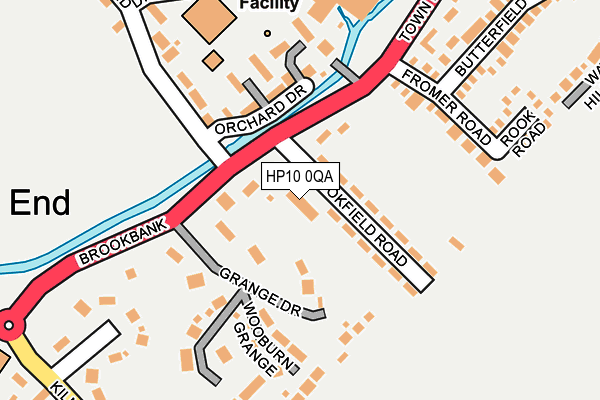 HP10 0QA map - OS OpenMap – Local (Ordnance Survey) HP10 0QA map - OS OpenMap – Local (Ordnance Survey)