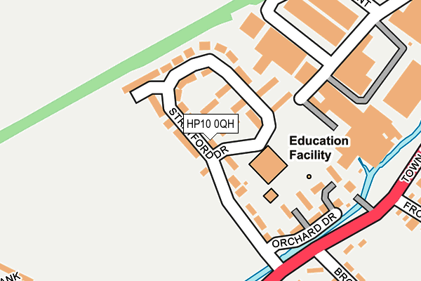 HP10 0QH map - OS OpenMap – Local (Ordnance Survey) HP10 0QH map - OS OpenMap – Local (Ordnance Survey)