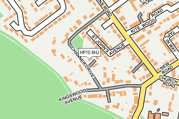 HP10 8HJ map - OS OpenMap – Local (Ordnance Survey) HP10 8HJ map - OS OpenMap – Local (Ordnance Survey)