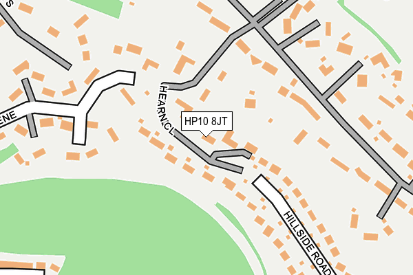 HP10 8JT map - OS OpenMap – Local (Ordnance Survey) HP10 8JT map - OS OpenMap – Local (Ordnance Survey)