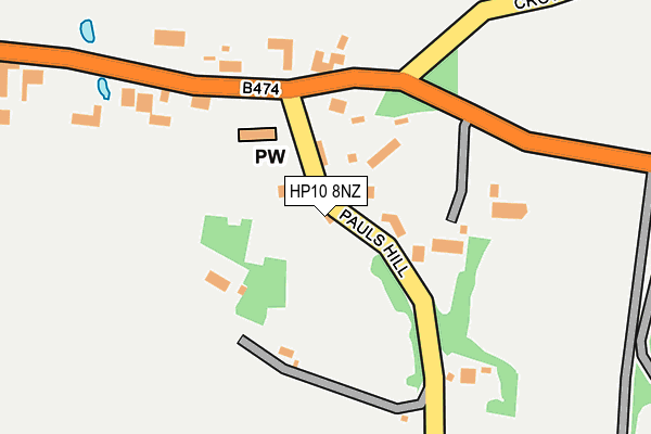 HP10 8NZ map - OS OpenMap – Local (Ordnance Survey) HP10 8NZ map - OS OpenMap – Local (Ordnance Survey)